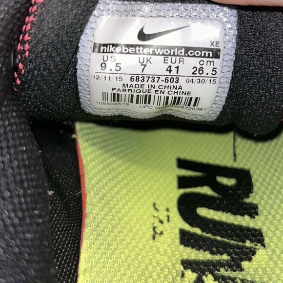 Nike Air Zoom Structure 18 Women's US Size 9.5 Pink Power Ghost Green Black Volt - Picture 11 of 11